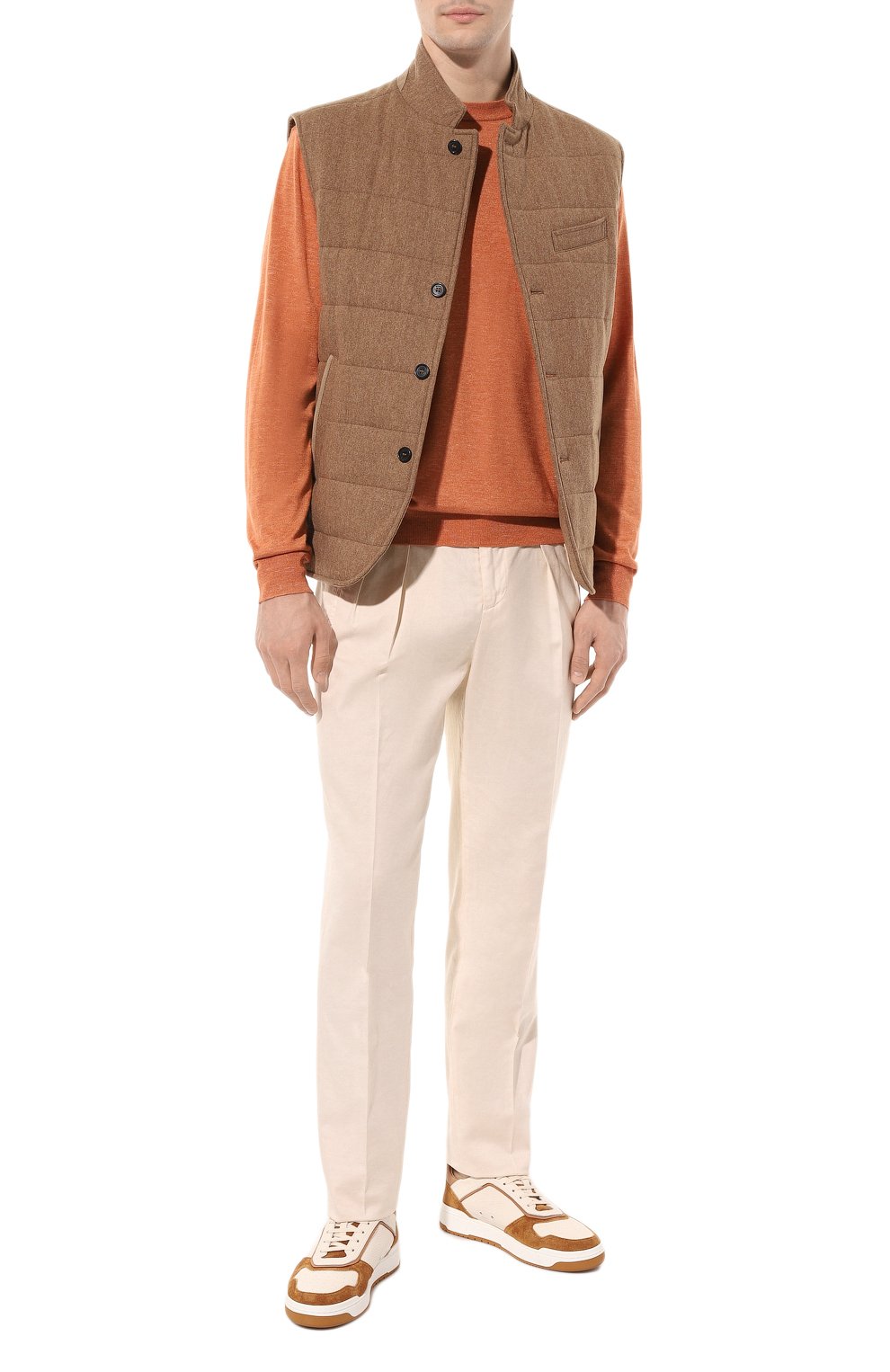 Брюки из хлопка и льна STEFANO RICCI, арт. M1T3100062/P0E, фото 2