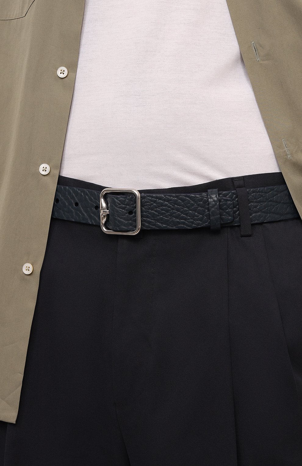 Кожаный ремень BURBERRY, арт. 8085390, фото 2