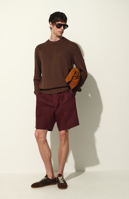 Замшевые кеды Dries Van Noten MS251/1503/126 Коричневый  MS251/1503/126 Фото 8