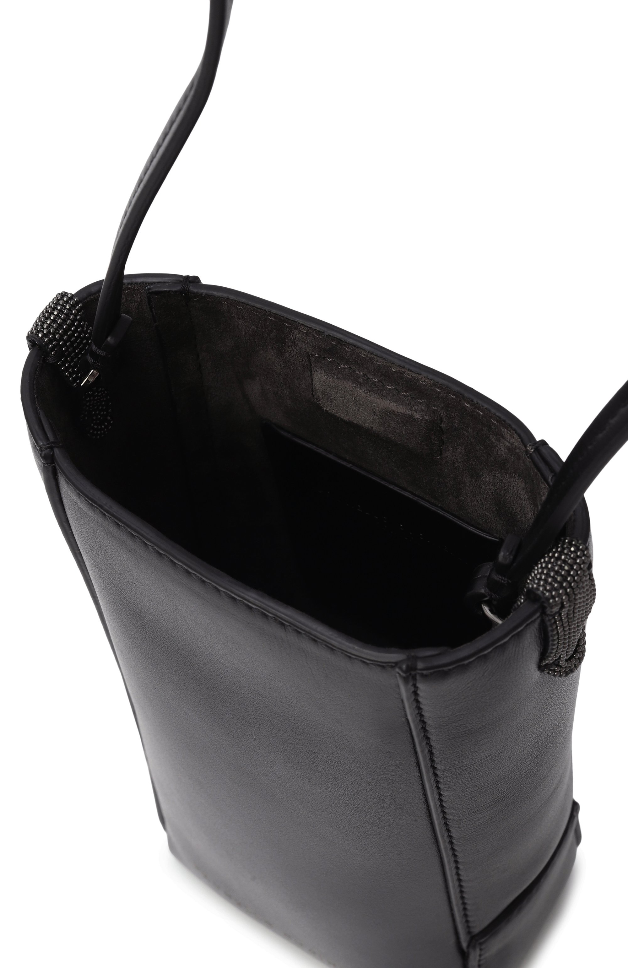 Кожаный чехол bc duo для телефона BRUNELLO CUCINELLI черного цвета по цене 128000 руб., арт. MWTKD2739P, фото 5 Кожаный чехол bc duo для телефона BRUNELLO CUCINELLI, арт. MWTKD2739P, фото 5