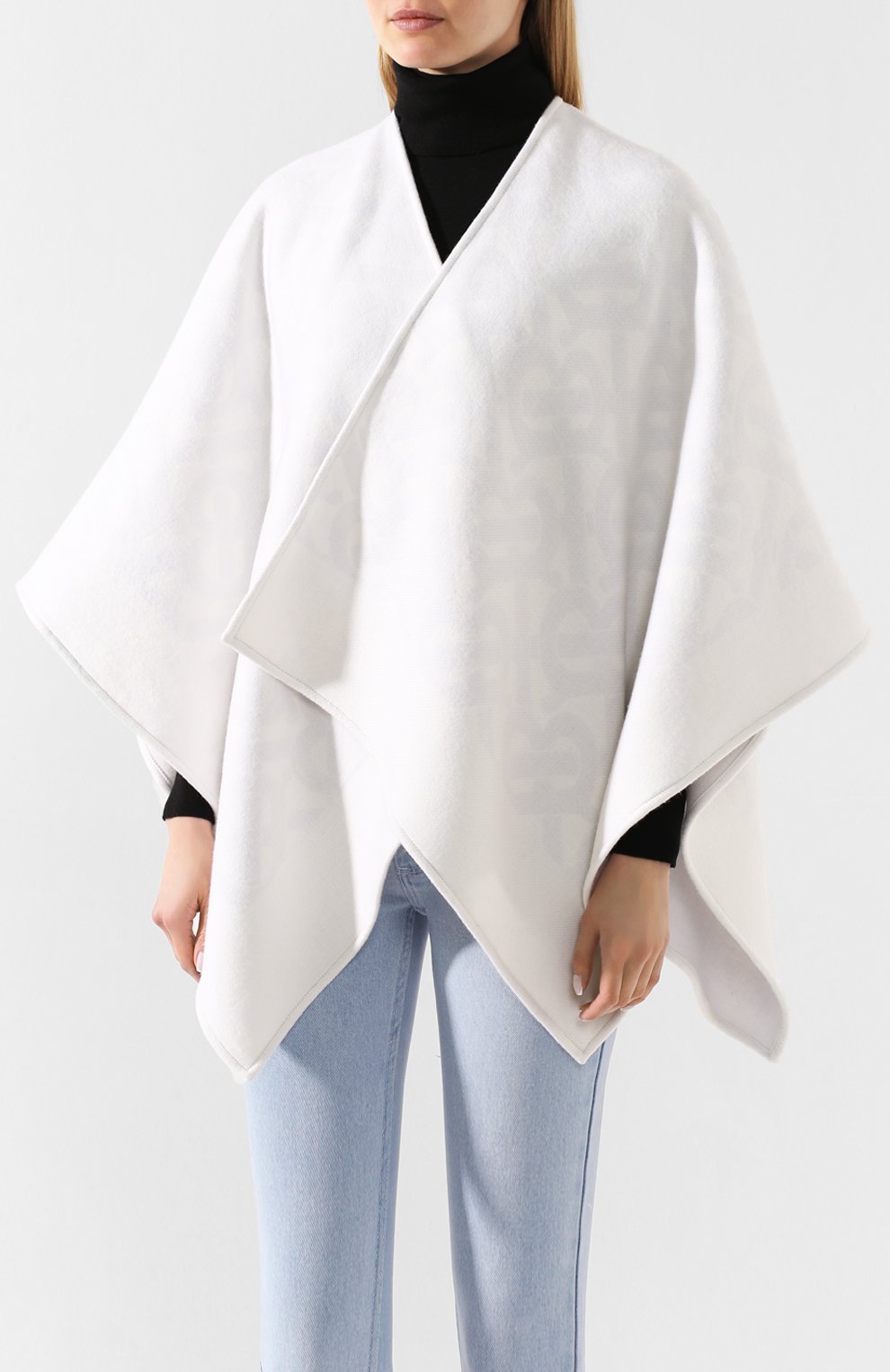 Шерстяная накидка charlotte BURBERRY, арт. 8030144, фото 3