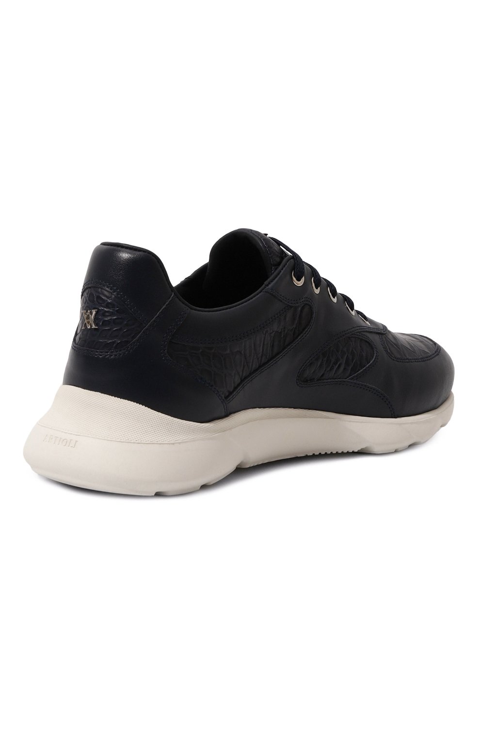 Кроссовки marte с отделкой из кожи аллигатора ARTIOLI, арт. 0S544/CALF/ALLIGAT/FABRIC MARTE, фото 5