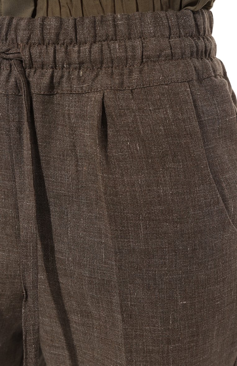 Льняные брюки KITON, арт. D37102K0912B, фото 5