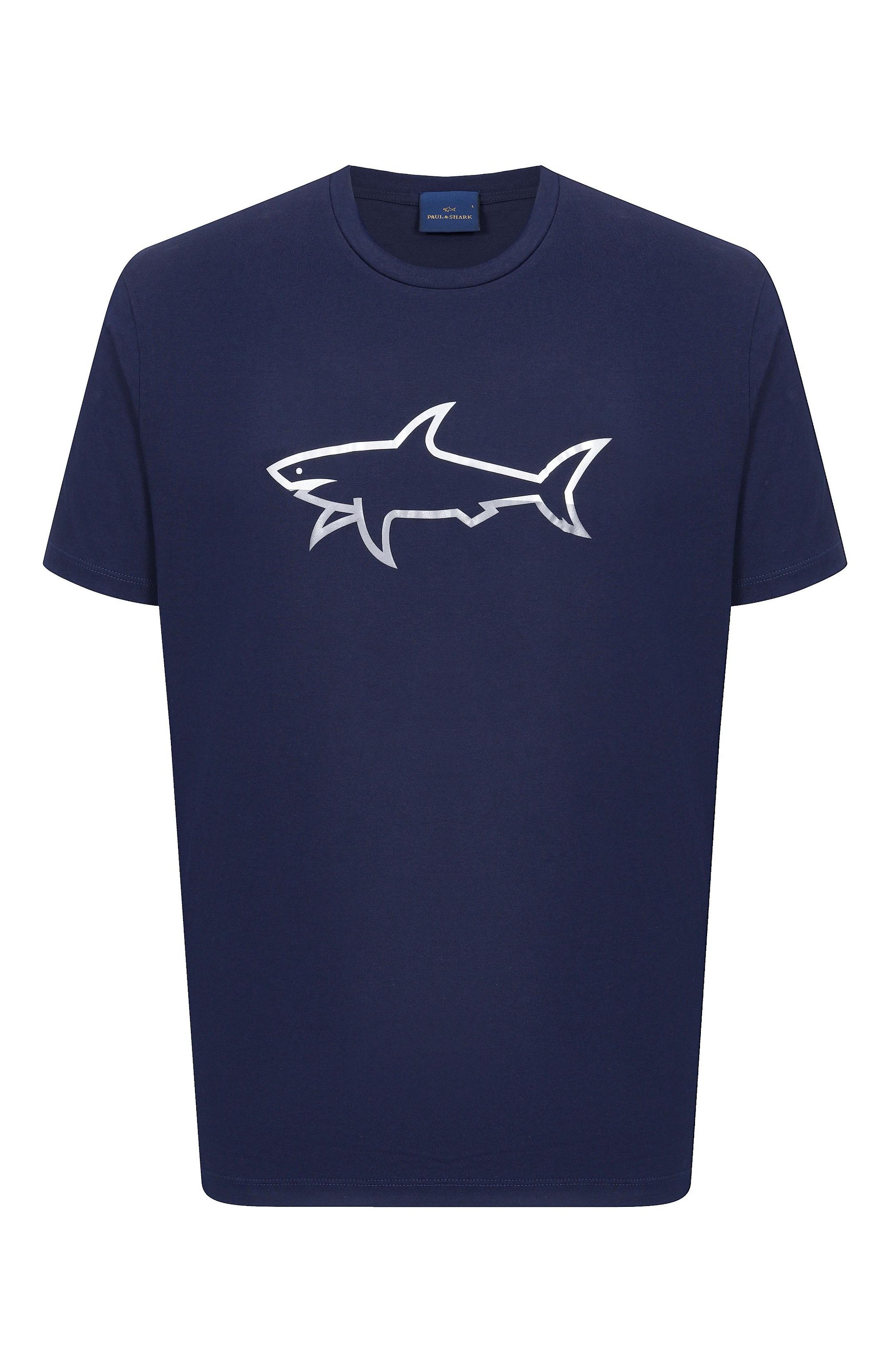 Хлопковая футболка PAUL&SHARK, арт. 25411078_001, фото 1