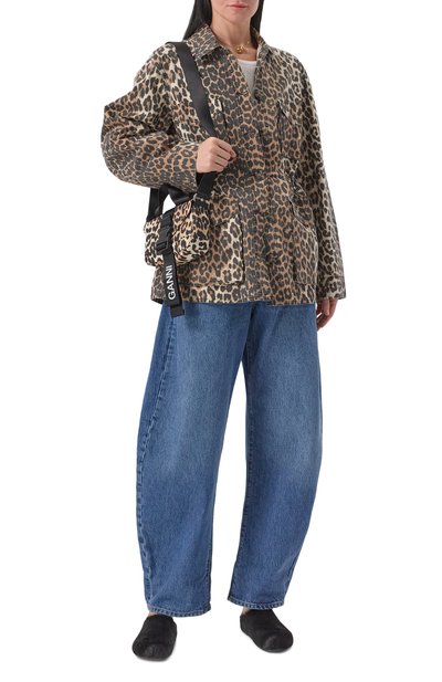 Хлопковая куртка GANNI, арт. F8880/6635, фото 2