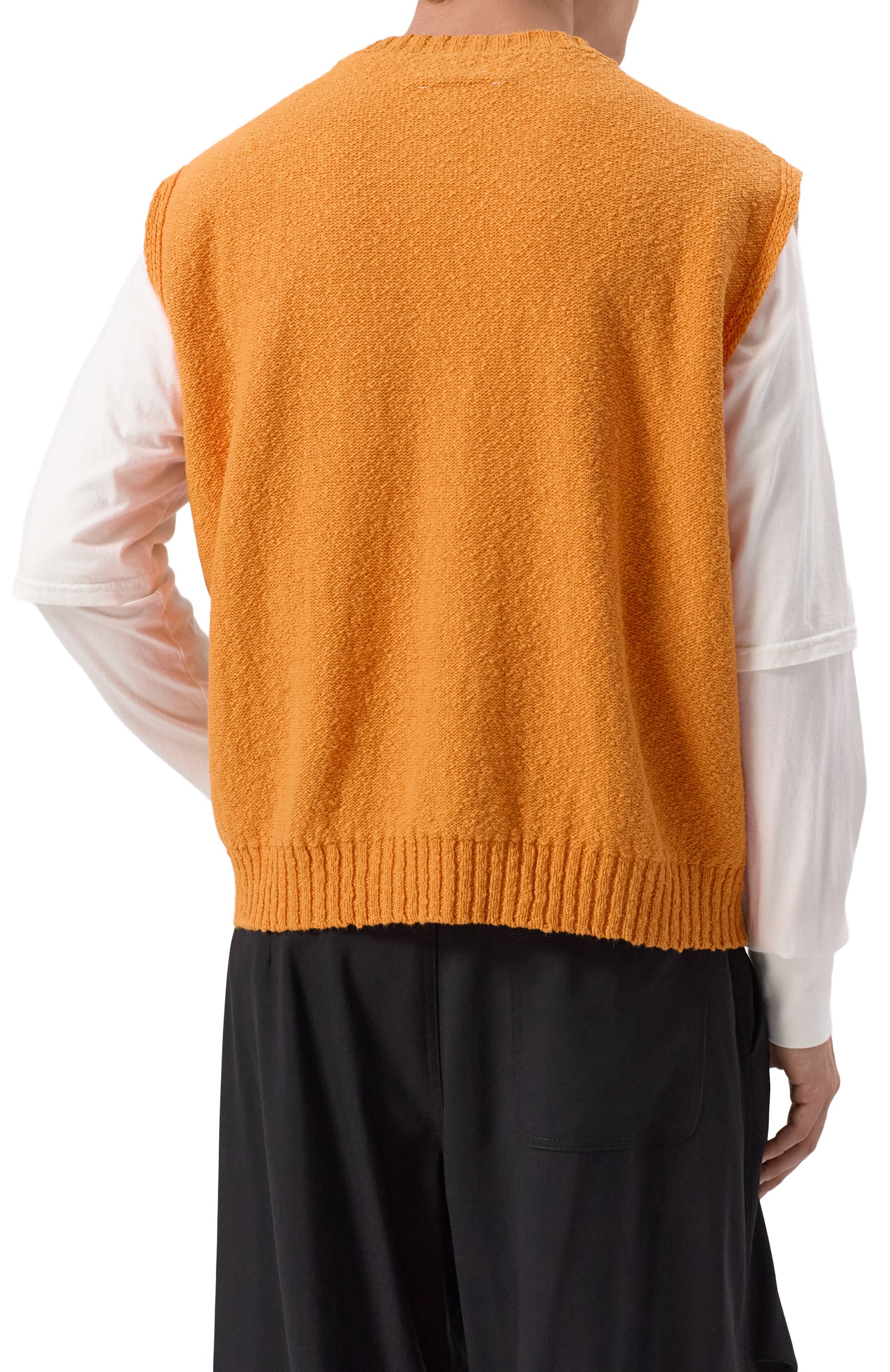 Жилет из хлопка и льна MM6, арт. SH0FB0012/M13084, фото 4