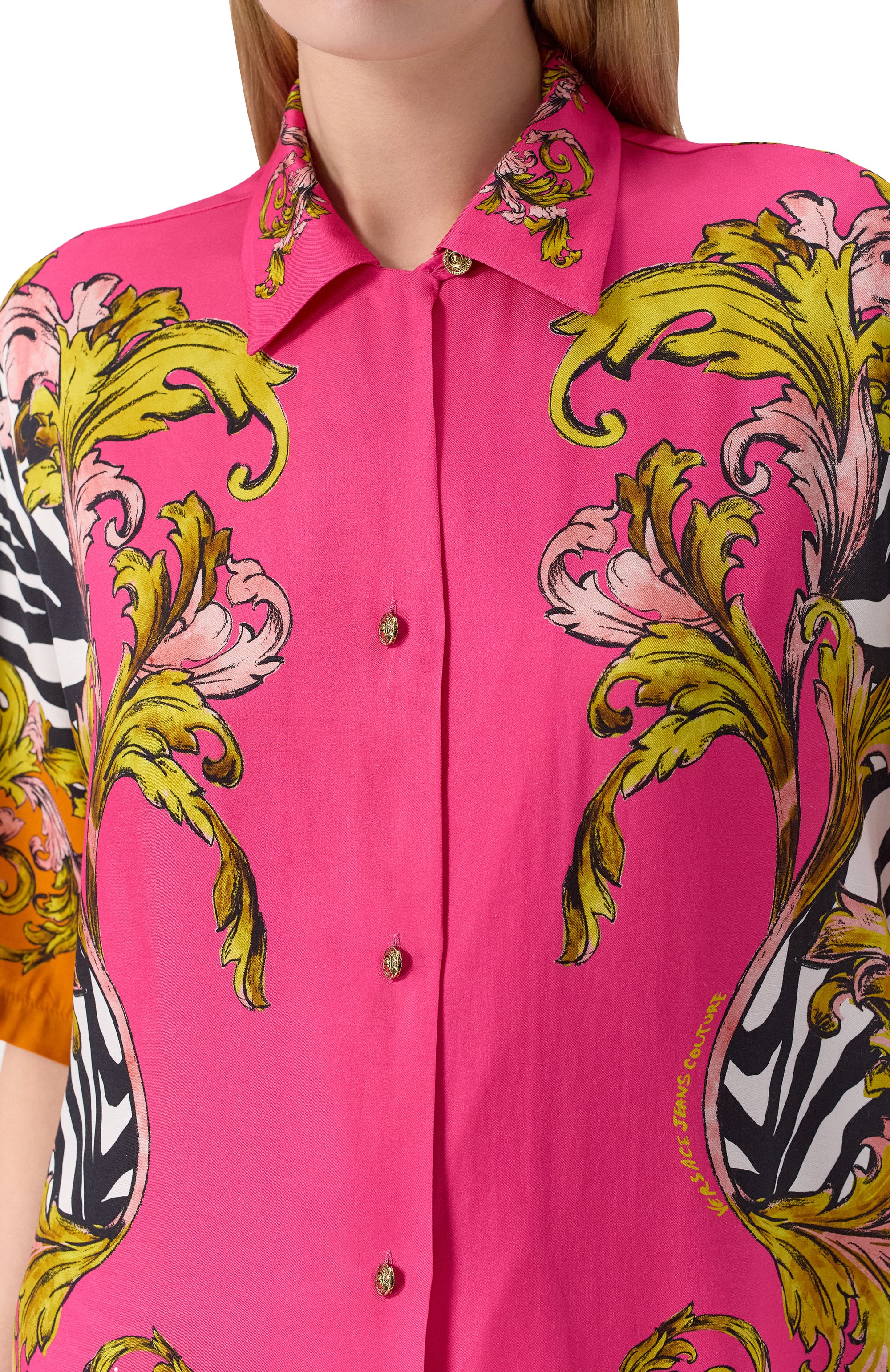 Рубашка из вискозы VERSACE JEANS COUTURE, арт. 78HAL2P9/NS646, фото 5