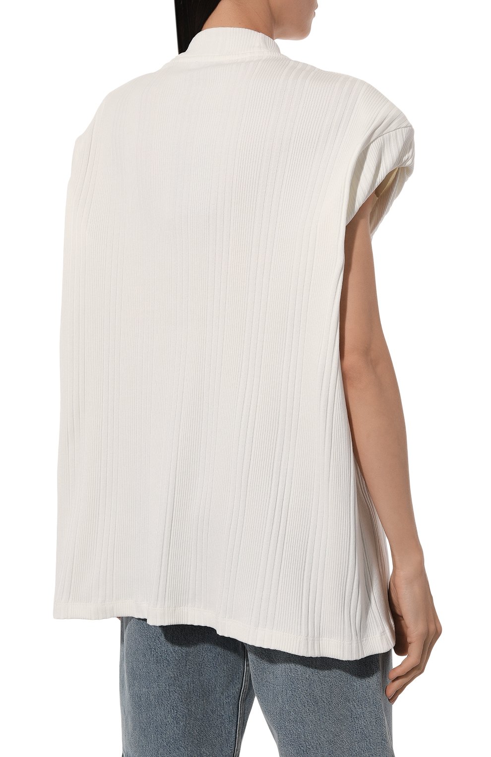 Хлопковая футболка THE ATTICO, арт. 247WCT182, фото 4