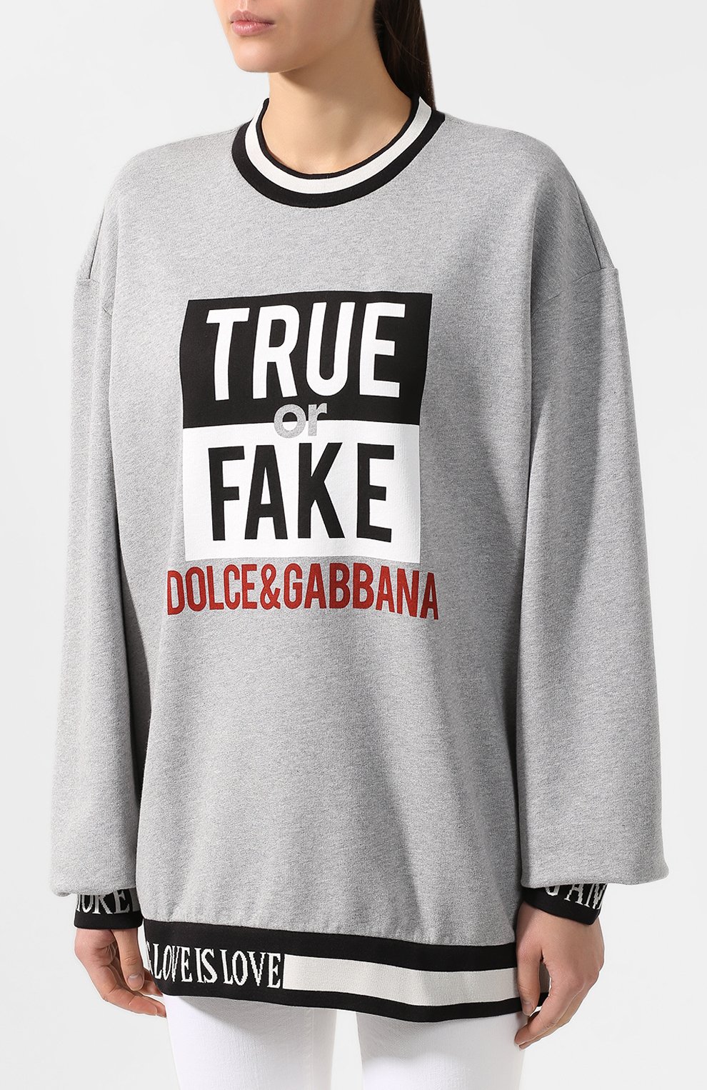 Хлопковый свитшот DOLCE & GABBANA, арт. F9C85T/G7SVB, фото 3