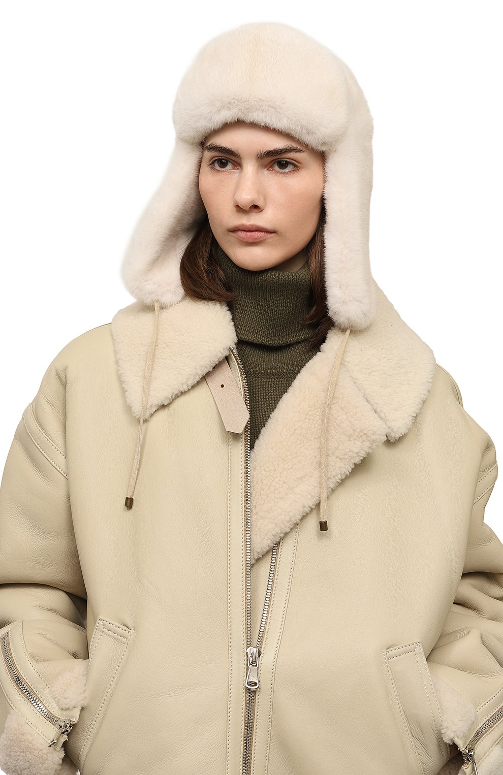 Шапка-ушанка из меха норки VICTORIA KUSENKOVA, арт. 091200012092, фото 2