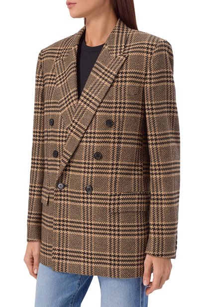 Жакет из шелка и кашемира SAINT LAURENT, арт. 837047/Y3J67, фото 3