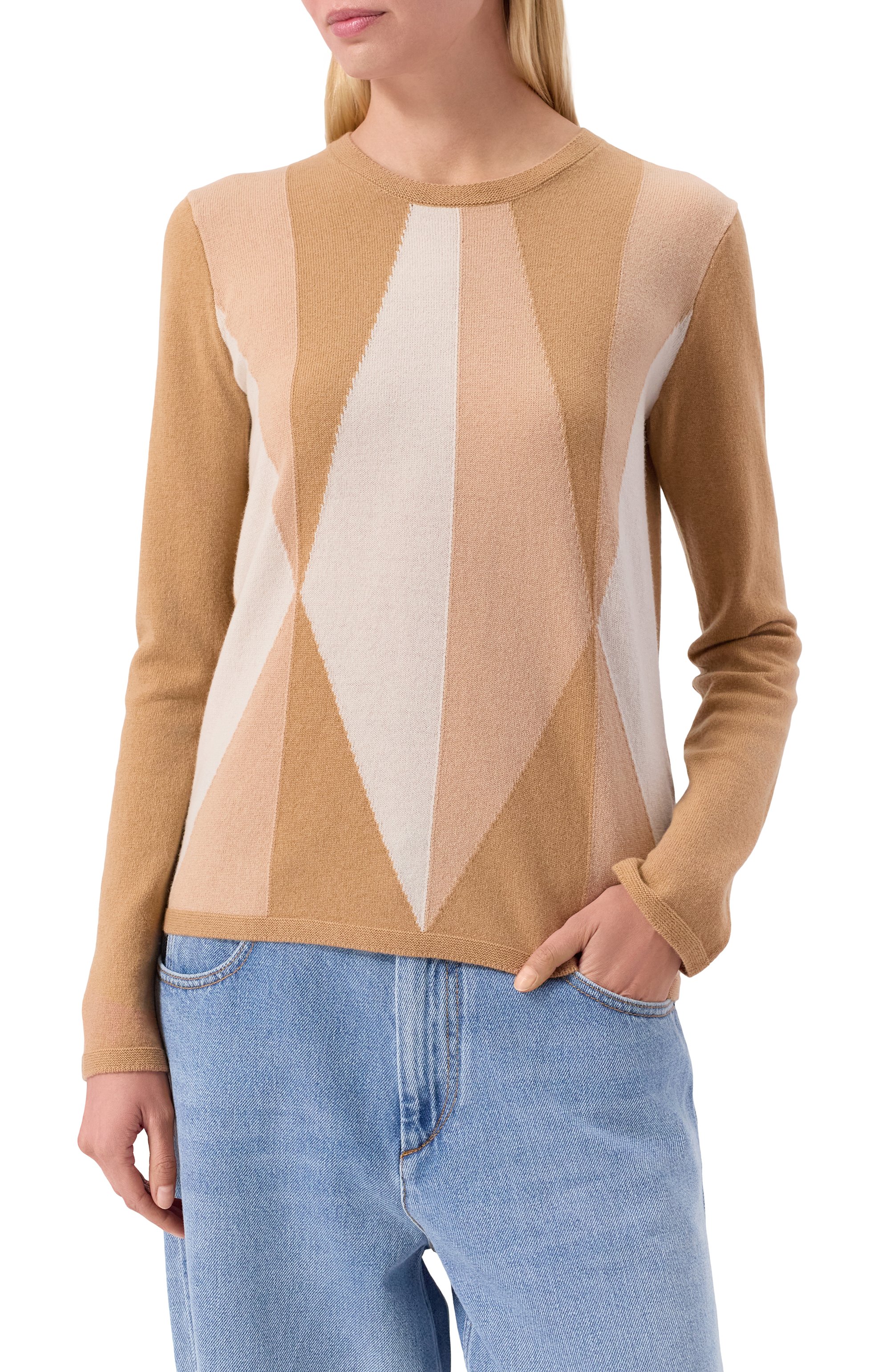 Пуловер из шерсти и кашемира EMPORIO ARMANI, арт. EW002610/AF21387/FB002, фото 3