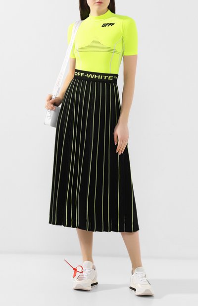 Топ OFF-WHITE желтого цвета по цене 18250 руб., арт. 0WAA063S19D860706210, фото 2 Топ OFF-WHITE, арт. 0WAA063S19D860706210, фото 2
