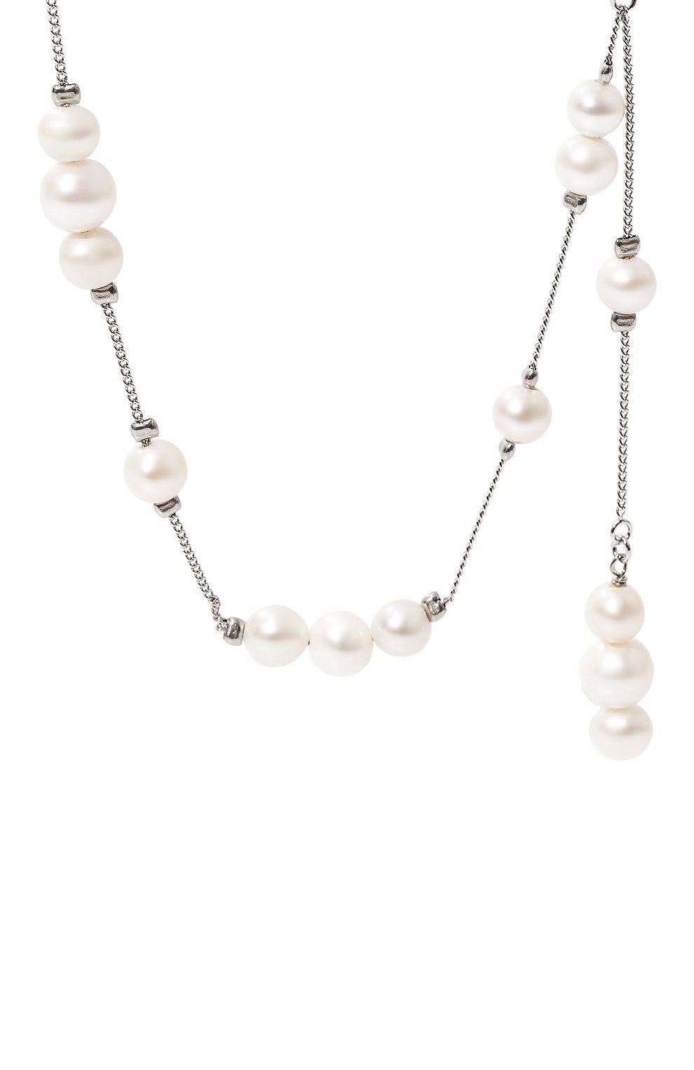 Колье DRIES VAN NOTEN серебряного цвета по цене 72750 руб., арт. 242-018200-093, фото 3 Колье DRIES VAN NOTEN, арт. 242-018200-093, фото 3