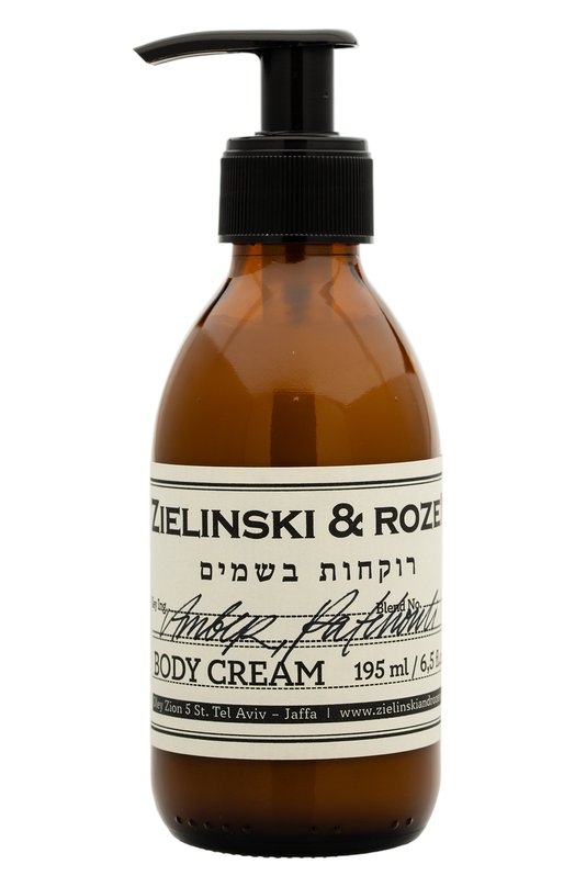 фото Крем для тела moss / амбра, пачули (195ml) zielinski&rozen