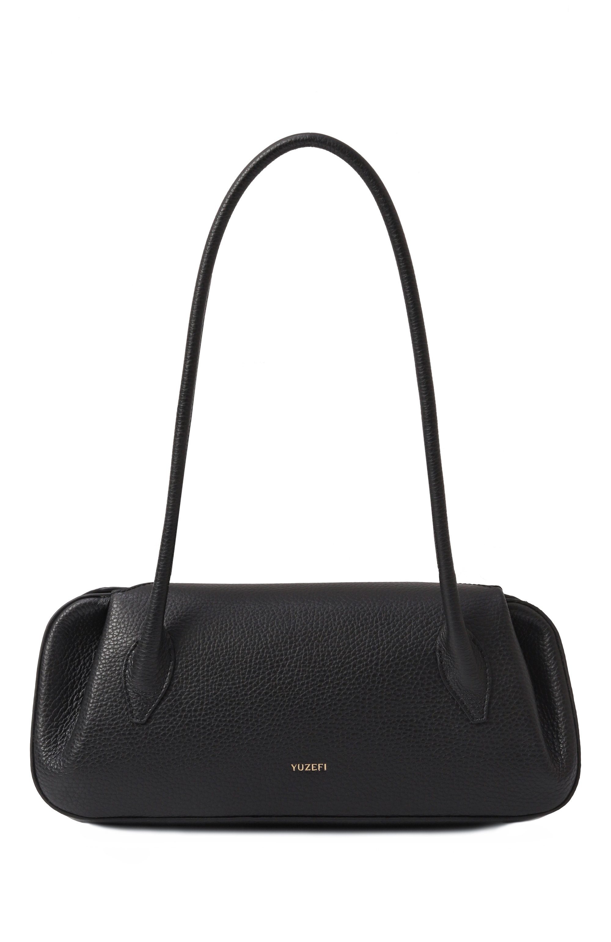 Сумка oyster YUZEFI черного цвета по цене 69950 руб., арт. YUZC0-HB-0YSB-L034, фото 1 Сумка oyster YUZEFI, арт. YUZC0-HB-0YSB-L034, фото 1