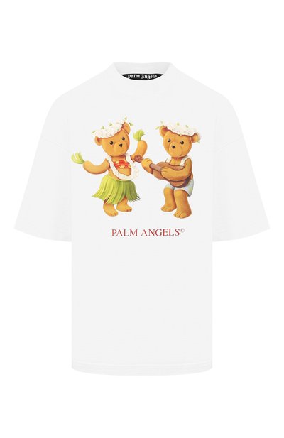 Хлопковая футболка PALM ANGELS, арт. PWAA017S20JER0070160, фото 1