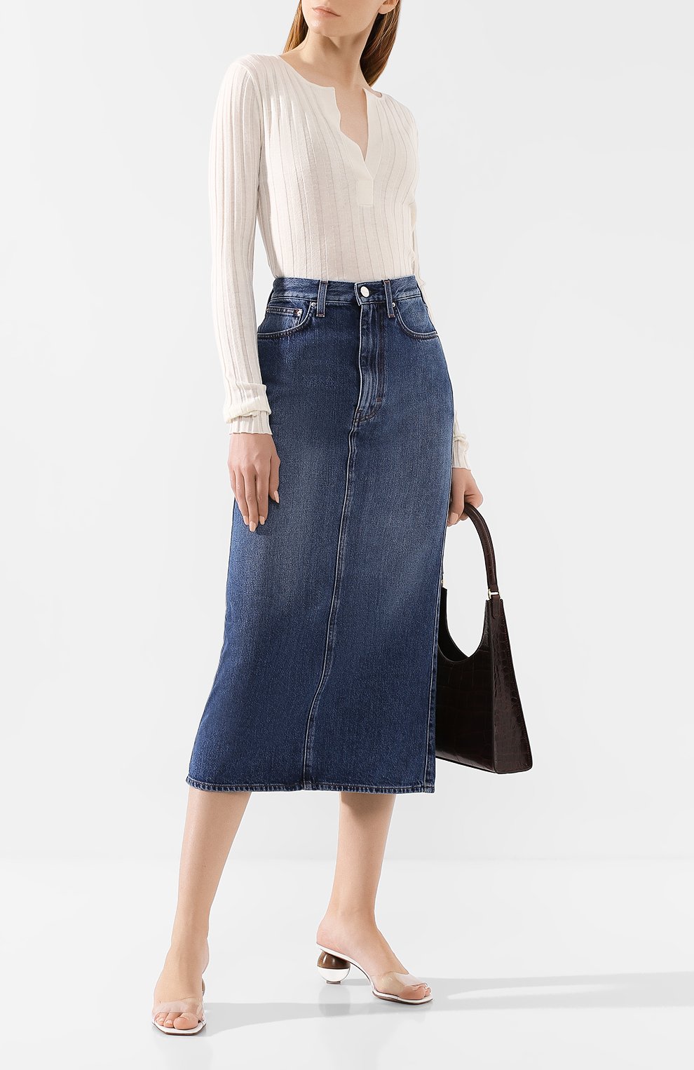 Джинсовая юбка TOTEME, арт. BITTI 193-329-740, фото 2