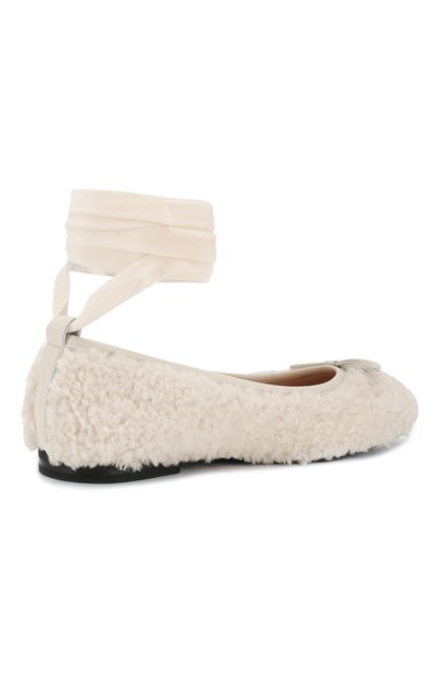 Балетки IL GUFO бежевого цвета по цене 18250 руб., арт. G397/RICC0LIN0/27-30, фото 3 Балетки IL GUFO, арт. G397/RICC0LIN0/27-30, фото 3