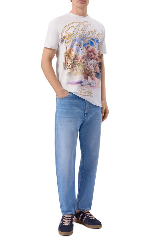 Замшевые кеды Retro Rebel Philipp Plein SAFS USC0911 PLE009N Синий  SAFS USC0911 PLE009N Фото 2