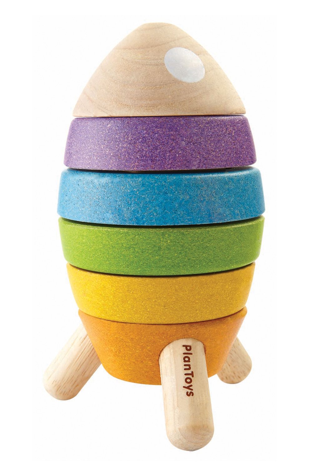 Игрушка-сортер пирамидка ракета PLAN TOYS, арт. 5694, фото 1