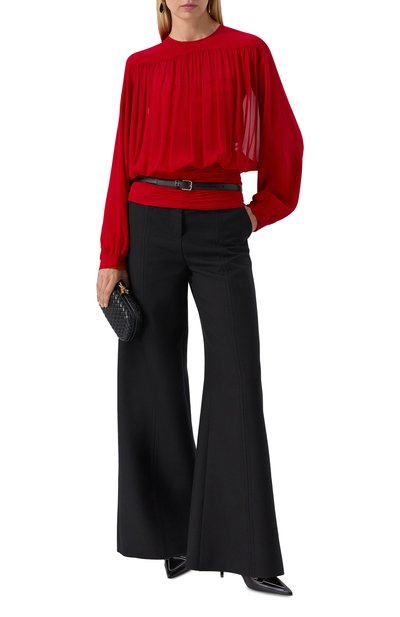 Шелковая блузка VALENTINO, арт. 6B0AEAG5/93M, фото 2