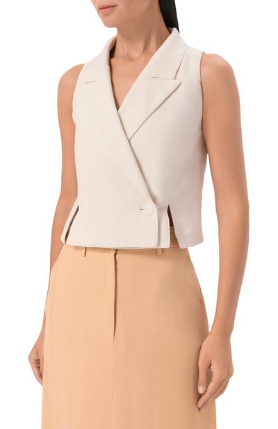 Жилет из хлопка и вискозы EMPORIO ARMANI, арт. EW005248/AF28335, фото 3