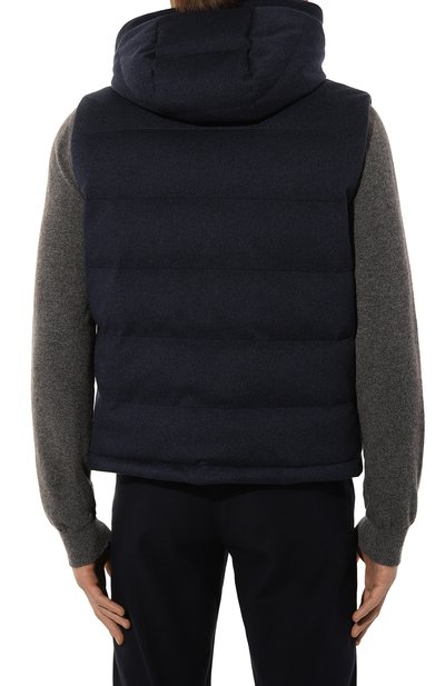 Пуховый жилет COLOMBO темно-синего цвета по цене 394000 руб., арт. GL00157/90772-50, фото 4 Пуховый жилет COLOMBO, арт. GL00157/90772-50, фото 4