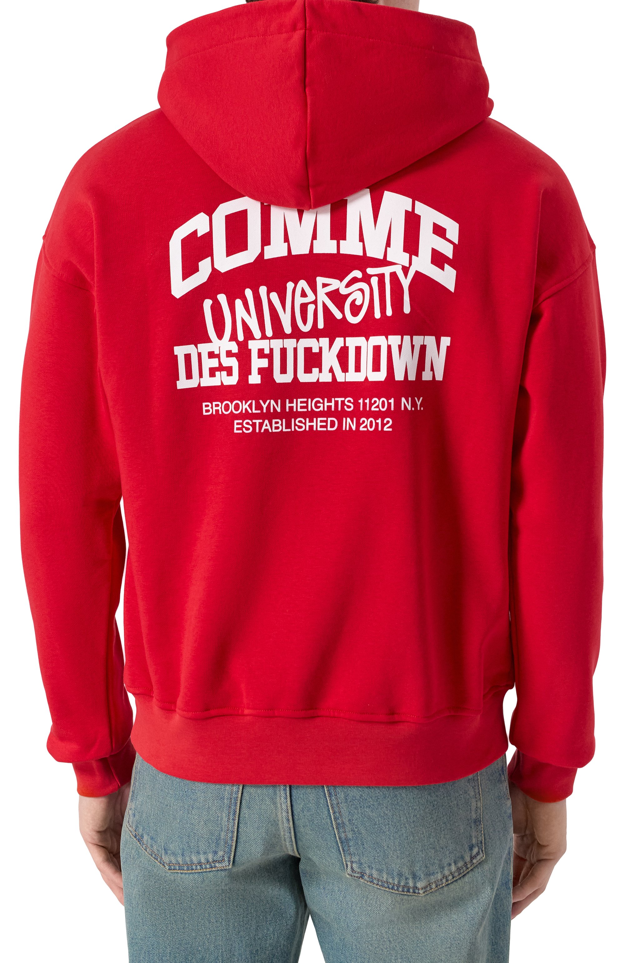 Хлопковое худи COMME DES FUCKDOWN, арт. CFABM01620, фото 4