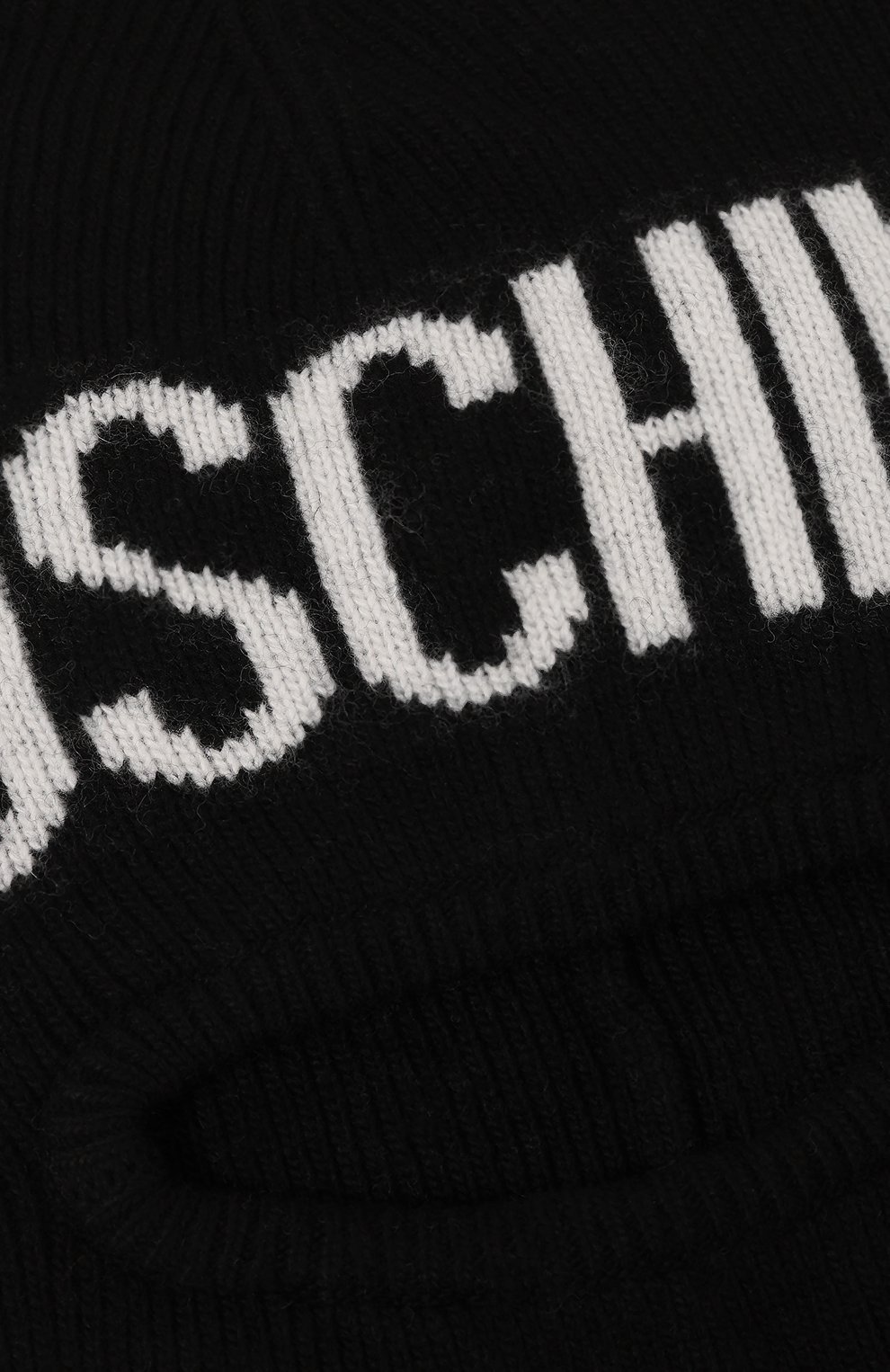 Балаклава MOSCHINO черного цвета по цене 11100 руб., арт. 60103/M5673, фото 3 Балаклава MOSCHINO, арт. 60103/M5673, фото 3