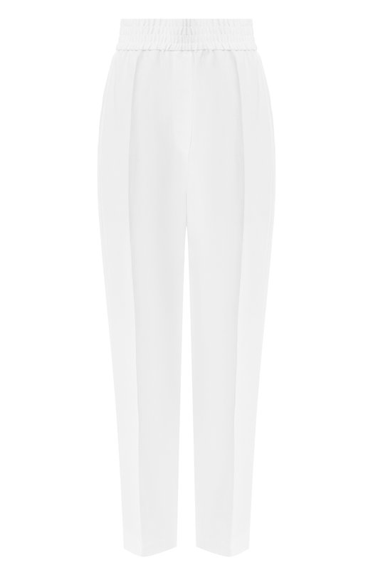 Брюки из смеси вискозы и льна Brunello Cucinelli MH126P7197 Белый MH126P7197