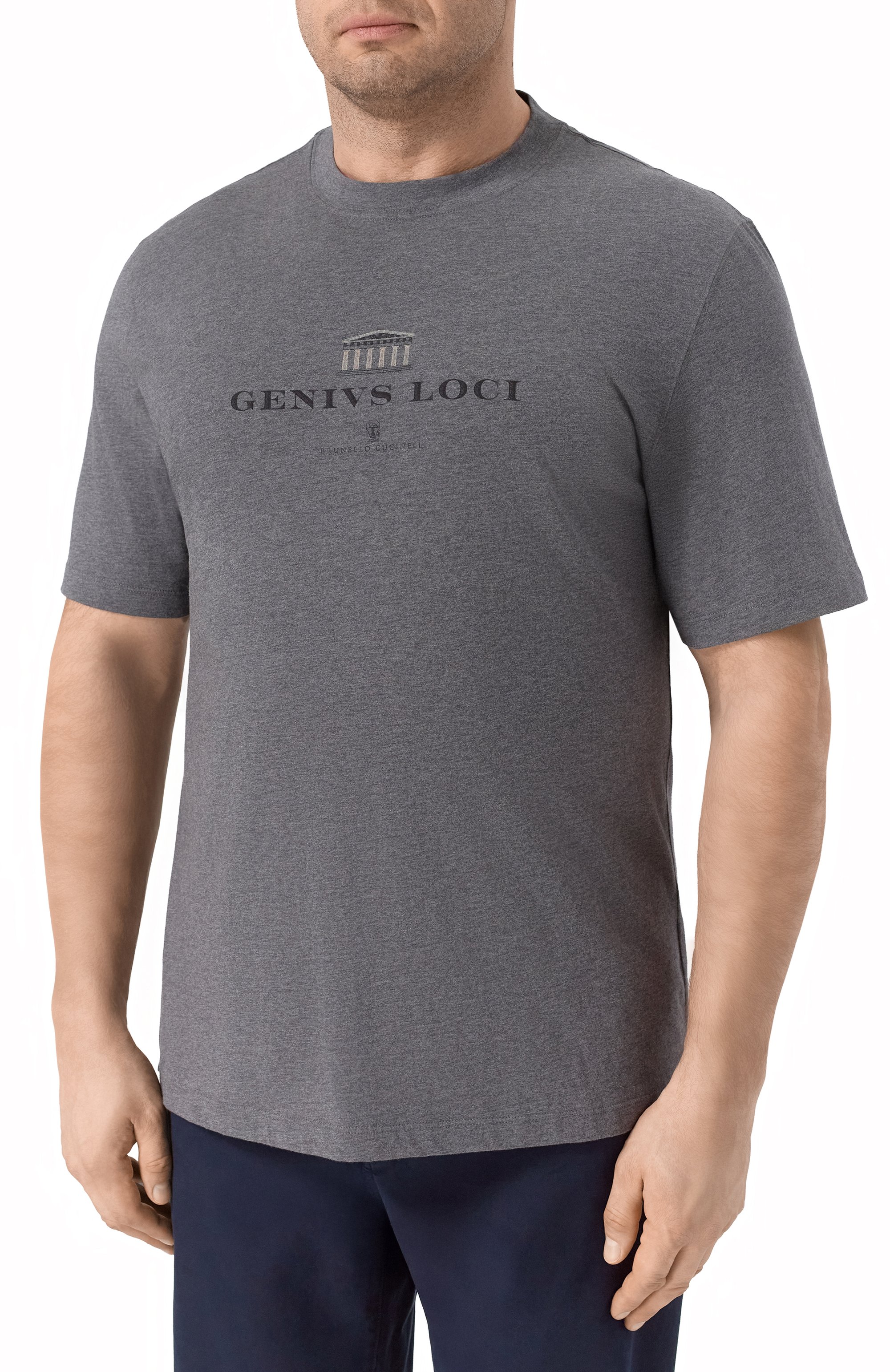 Хлопковая футболка BRUNELLO CUCINELLI, арт. M0B138520, фото 3