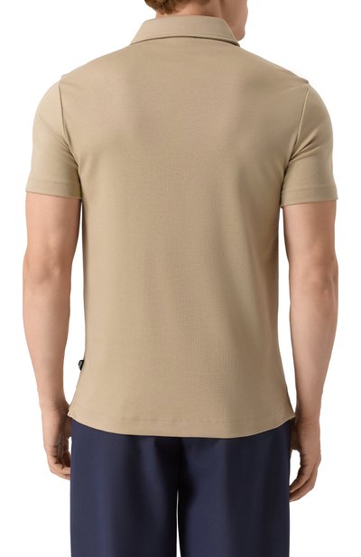 Хлопковое поло BOSS, арт. 50471335, фото 4