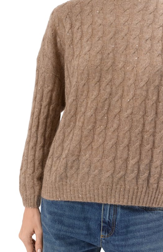 Свитер Brunello Cucinelli MPG731309P Бежевый  MPG731309P Фото 5