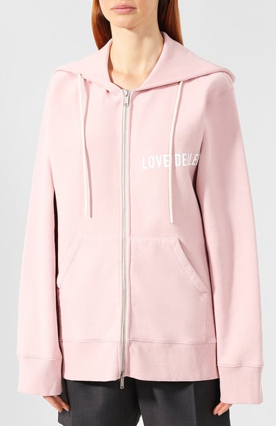 Хлопковый кардиган GOLDEN GOOSE DELUXE BRAND розового цвета по цене 62750 руб., арт. G34WP027.G2, фото 3 Хлопковый кардиган GOLDEN GOOSE DELUXE BRAND, арт. G34WP027.G2, фото 3