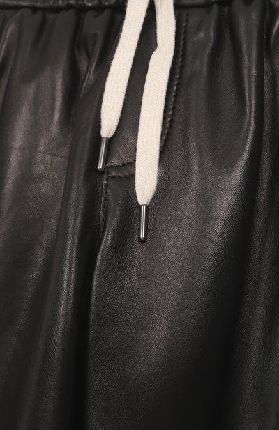 Кожаные брюки BRUNELLO CUCINELLI, арт. BPNGIP223A, фото 3