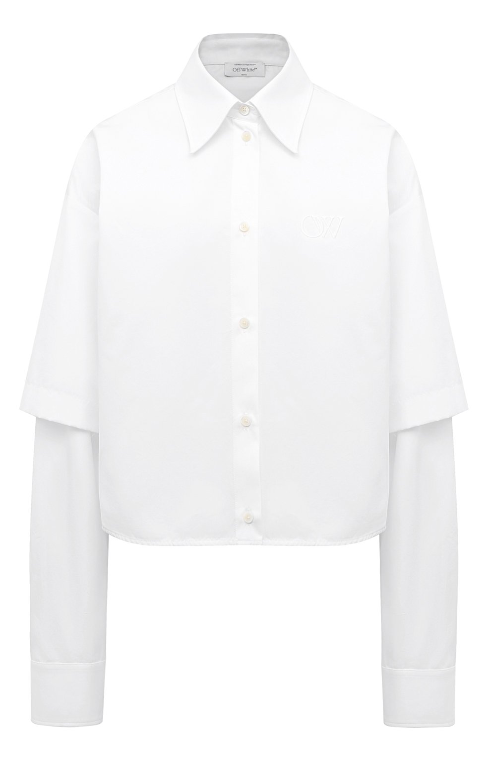 Хлопковая рубашка OFF-WHITE, арт. 0WGE022S24FAB003, фото 1