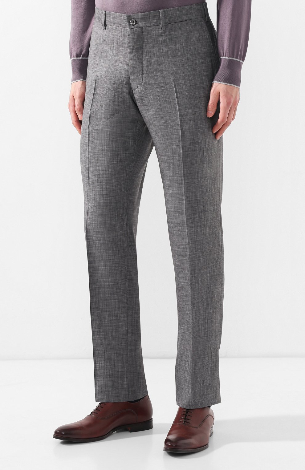 Брюки из смеси шерсти и шел�ка ZILLI, арт. M0R-40-38N-36139/0001, фото 3