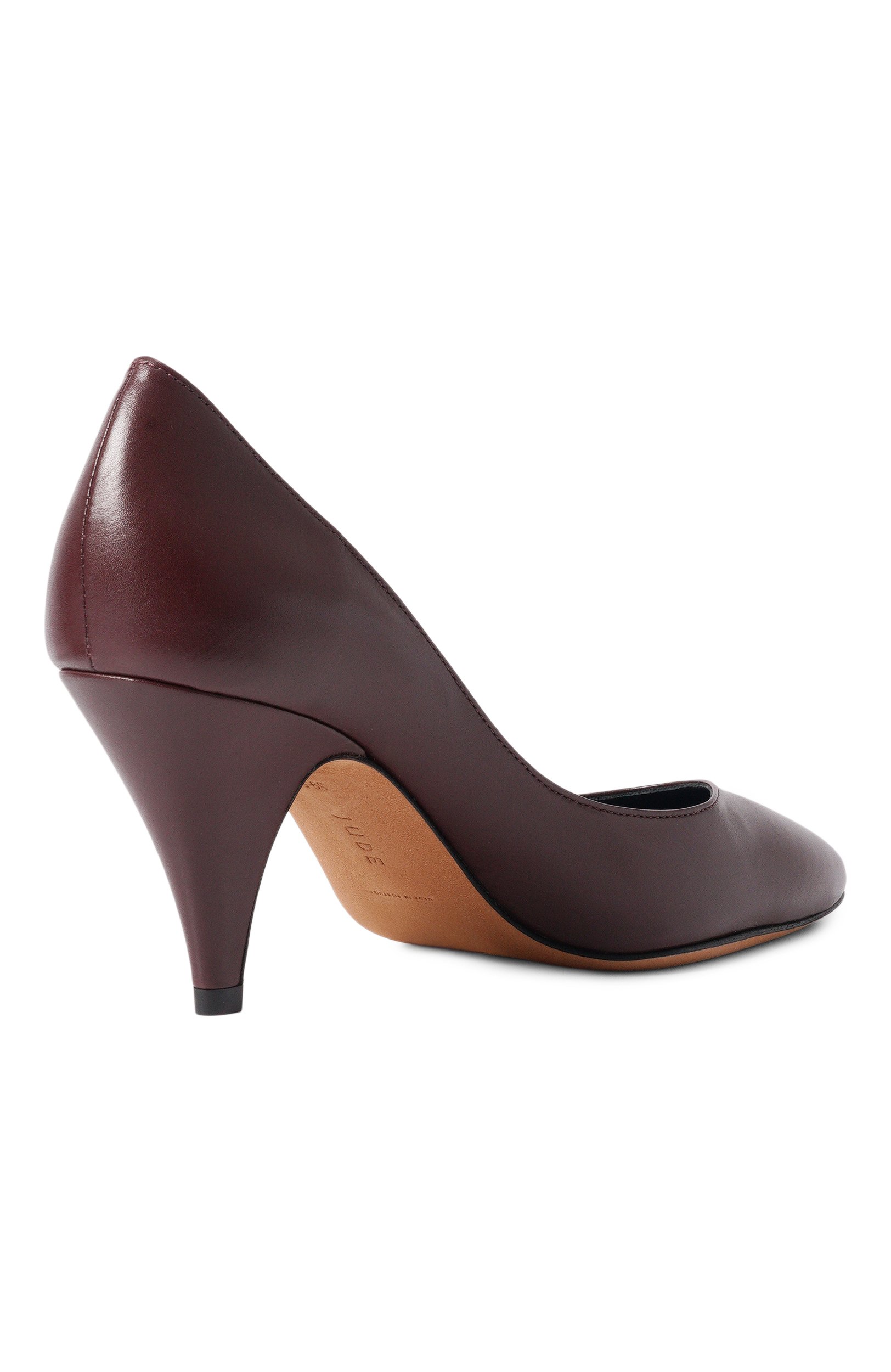 Кожаные туфли haze JUDE бордового цвета по цене 64850 руб., арт. HAZE PUMP/CREASED LEATHER, фото 5 Кожаные туфли haze JUDE, арт. HAZE PUMP/CREASED LEATHER, фото 5