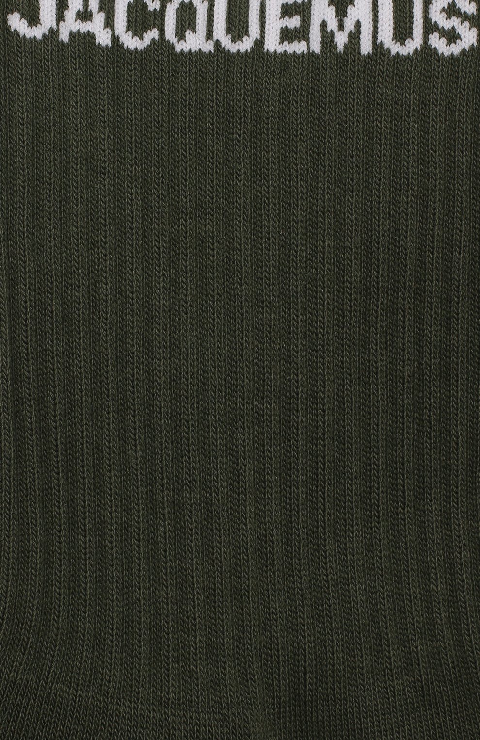 Хлопковые носки JACQUEMUS зеленого цвета по цене 3200 руб., арт. 203AC12/515550, фото 2 Хлопковые носки JACQUEMUS, арт. 203AC12/515550, фото 2