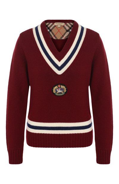Женский пуловер из смеси шерсти и кашемира BURBERRY, арт. 8007852