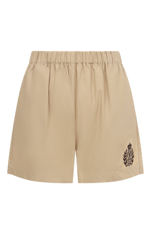 Хлопковые шорты Sporty and Rich SH012612241BE22 Бежевый SH012612241BE22