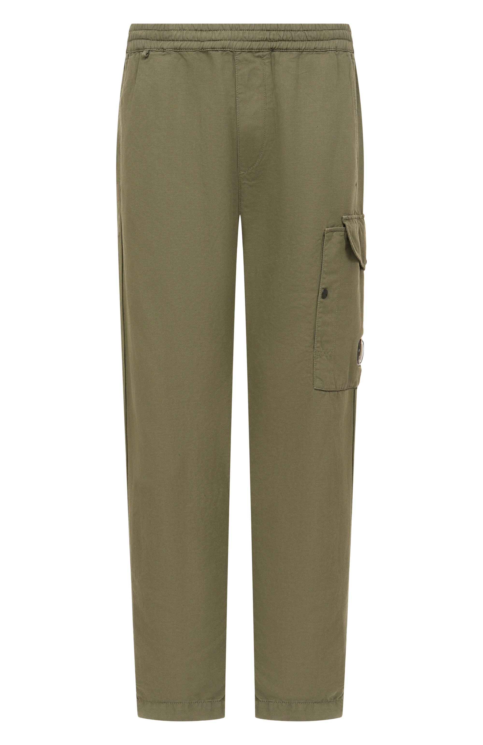 Брюки из хлопка и льна C.P. COMPANY, арт. 18CMPA062A006273G, фото 1