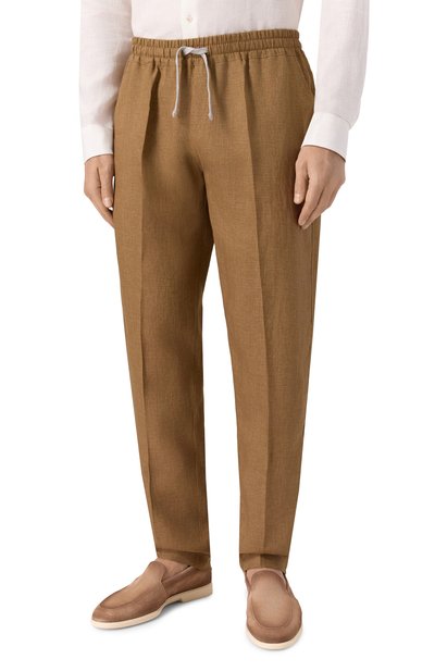 Льняные брюки FEDELI, арт. TU000526/LIN0 UNIT0, фото 3