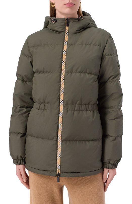 Пуховик Burberry 8110246 Хаки  8110246 Фото 3