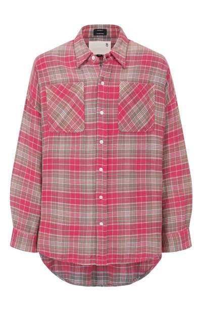 Мужская хлопковая рубашка R13, арт. R13WR015-R600B