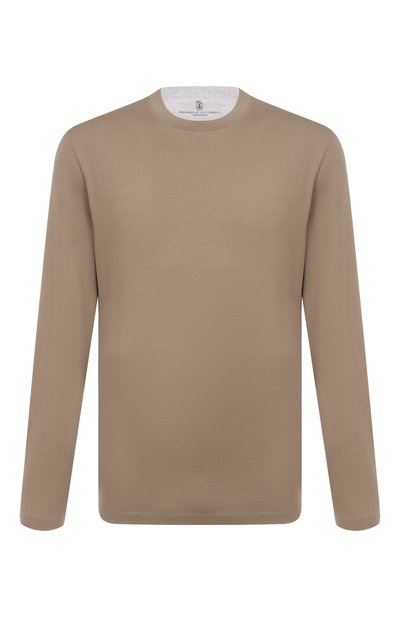 Мужская хлопковый лонгслив BRUNELLO CUCINELLI, арт. M0B137433