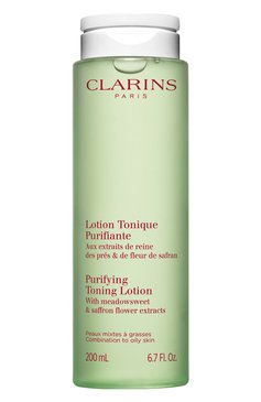 Очищающий тоник для комбинированной и жирной кожи lotion tonique purifiante (200ml) CLARINS бесцветного цвета, арт. 80104513 | Фото 1 (Нос: Не проставлено; Региональные ограничения белый список (Axapta Mercury): Не проставлено; Тип продукта: Тоники; Назначение: Для лица)