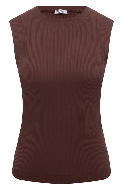Женский хлопковый топ BRUNELLO CUCINELLI, арт. 221MH990BM100