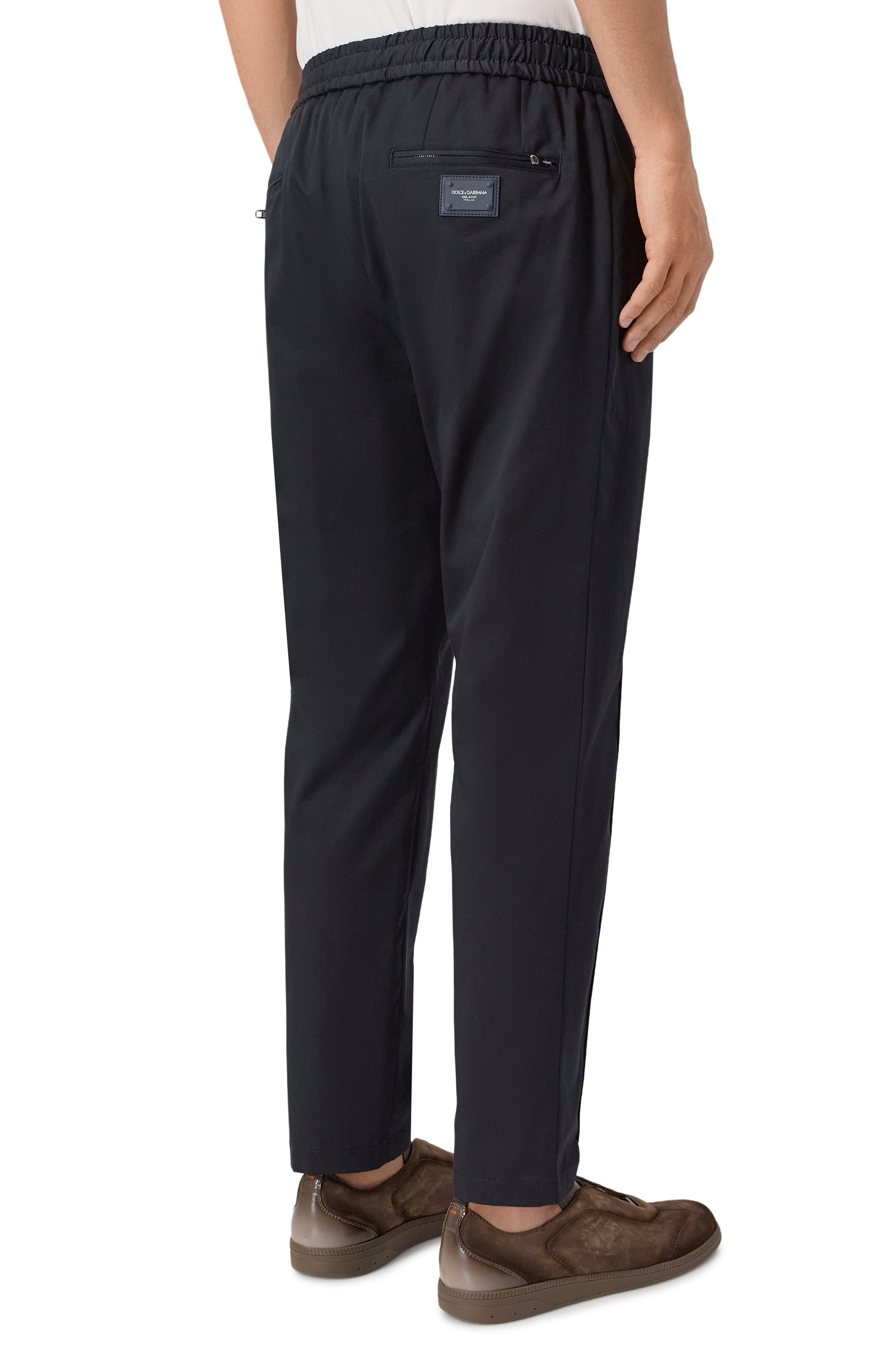 Хлопковые брюки DOLCE & GABBANA, арт. GYACET/GJ804, фото 4